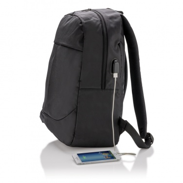 Logotrade promotional product picture of: Power USB laptop backpack