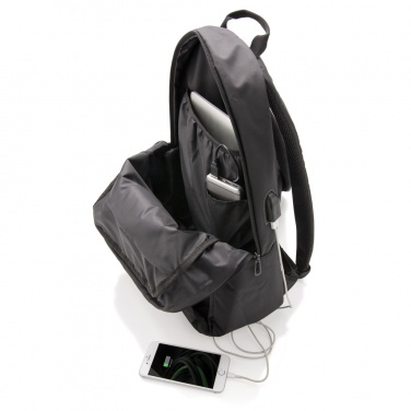 Logo trade promotional item photo of: Power USB laptop backpack