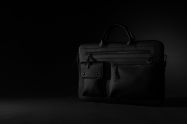 Logotrade business gift image of: Swiss Peak GRS recycled PU 14 inch laptop bag