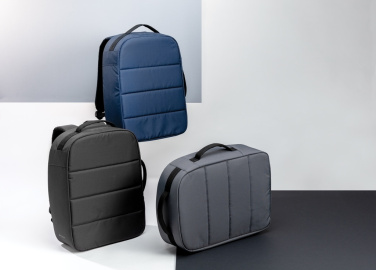 Logo trade promotional gift photo of: Impact AWARE™ RPET anti-theft 15.6" laptop backpack