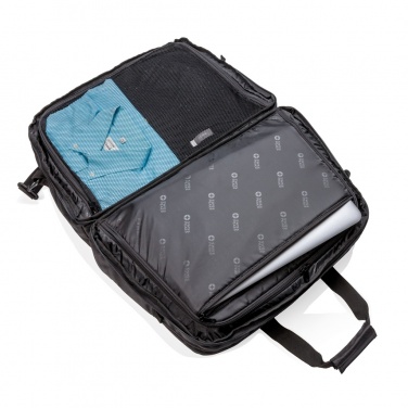 Logo trade promotional merchandise photo of: Swiss Peak RFID duffle with suitcase opening