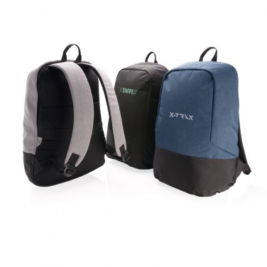 Logo trade promotional gifts image of: Standard RFID anti theft backpack PVC free
