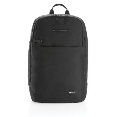 Logotrade advertising products photo of: Swiss Peak laptop backpack with UV-C steriliser pocket