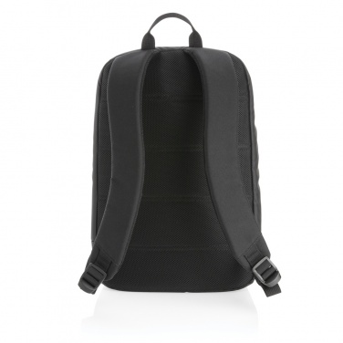 Logo trade promotional giveaway photo of: Swiss Peak laptop backpack with UV-C steriliser pocket