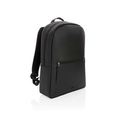 Logo trade business gift photo of: Swiss Peak deluxe PU laptop backpack PVC free