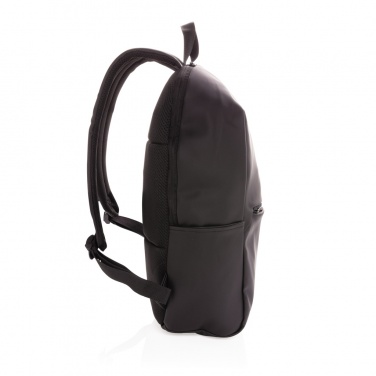 Logo trade promotional gifts image of: Smooth PU 15.6"laptop backpack