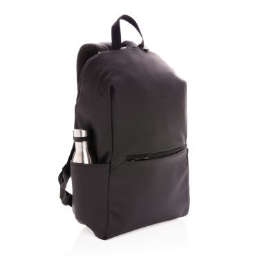 Logo trade advertising product photo of: Smooth PU 15.6"laptop backpack