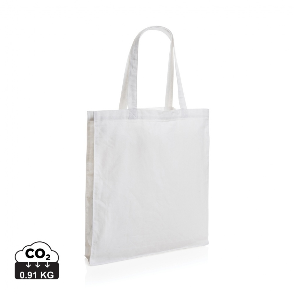 Logotrade promotional giveaway image of: Impact AWARE™ Recycled cotton tote w/bottom 145g
