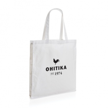 Logotrade promotional item image of: Impact AWARE™ Recycled cotton tote w/bottom 145g
