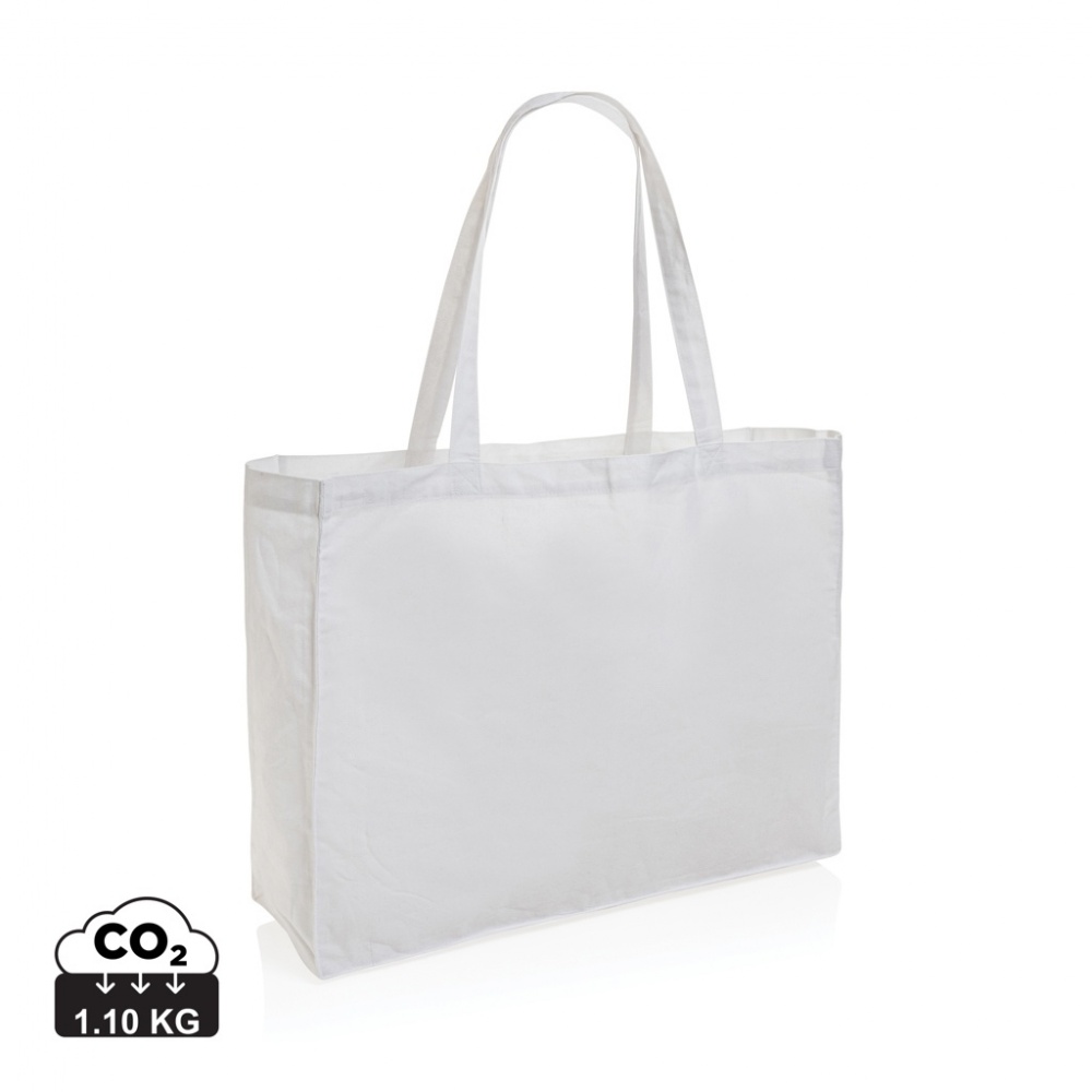 Logotrade corporate gift picture of: Impact AWARE™ Recycled cotton shopper 145g