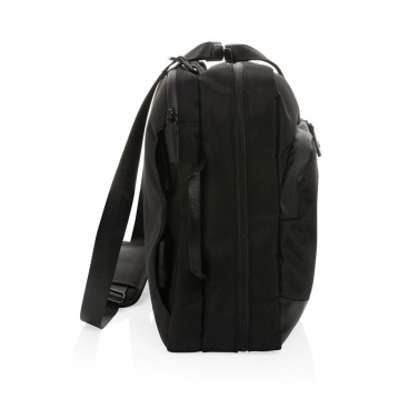 Logo trade corporate gifts image of: Swiss Peak Aware™ executive 2-in-1 laptop backpack