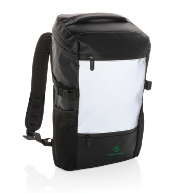 Logo trade corporate gifts picture of: PU high visibility easy access 15.6" laptop backpack