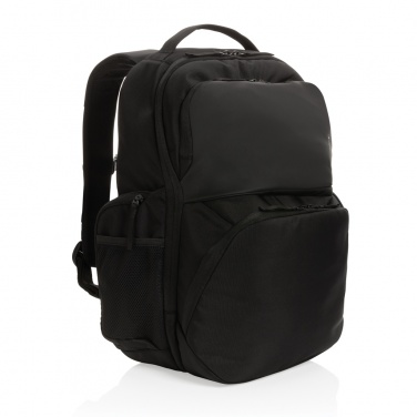 Logo trade promotional giveaways image of: Swiss Peak AWARE™ RPET 15.6 inch commuter backpack