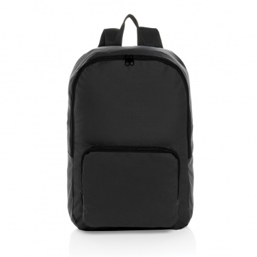 Logo trade business gifts image of: Dillon AWARE™ RPET foldable classic backpack