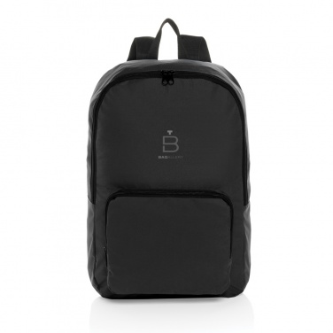 Logotrade corporate gift image of: Dillon AWARE™ RPET foldable classic backpack