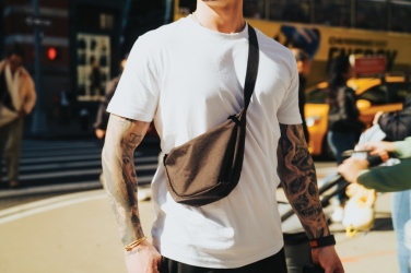 Logotrade promotional item picture of: Crescent AWARE™ RPET half moon sling bag