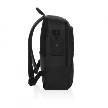 Logo trade promotional giveaways image of: Armond AWARE™ RPET 15.6 inch deluxe laptop backpack