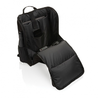 Logotrade promotional items photo of: Pedro AWARE™ RPET deluxe backpack with 5W solar panel