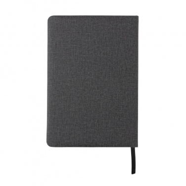 Logotrade promotional item picture of: Deluxe A5 Notebook with phone pocket