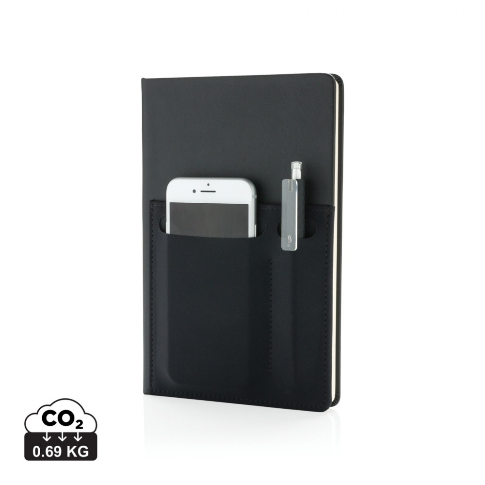 Logo trade corporate gift photo of: A5 Deluxe notebook with smart pockets