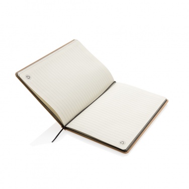 Logo trade corporate gifts picture of: A5 kraft notebook