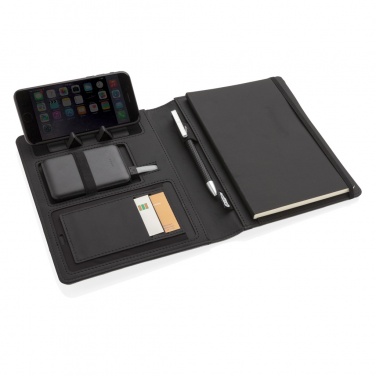 Logotrade advertising product image of: Air 5W wireless charging notebook with 5000mAh powerbank