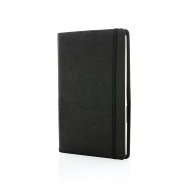 Logo trade advertising products picture of: Air 5W wireless charging refillable journal cover A5