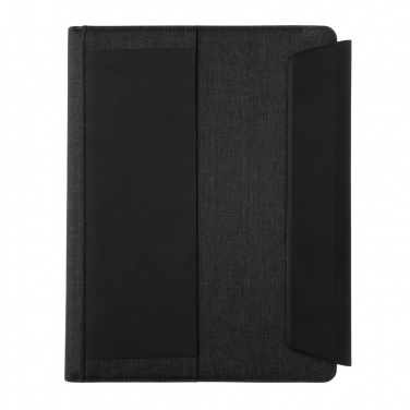 Logotrade advertising products photo of: Fiko 5W wireless charging portfolio A4 with powerbank