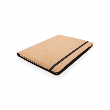 Logotrade promotional product picture of: Deluxe cork portfolio A4 with pen