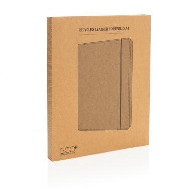 Logotrade promotional merchandise image of: Recycled leather A4 portfolio