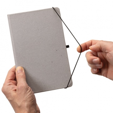 Logotrade promotional merchandise picture of: Recycled leather hardcover notebook A5