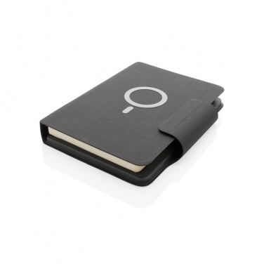 Logotrade promotional item image of: Artic Magnetic 10W wireless charging A5 notebook