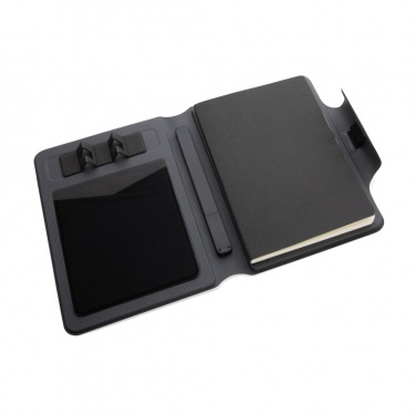 Logo trade promotional merchandise image of: Artic Magnetic 10W wireless charging A5 notebook