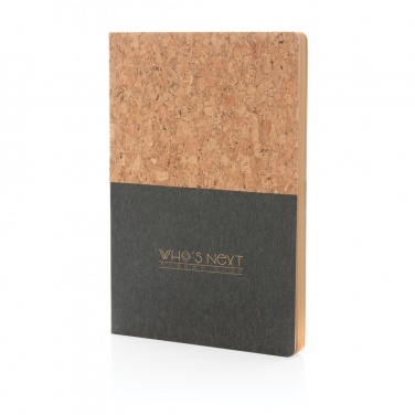 Logotrade promotional gifts photo of: A5 cork & kraft notebook