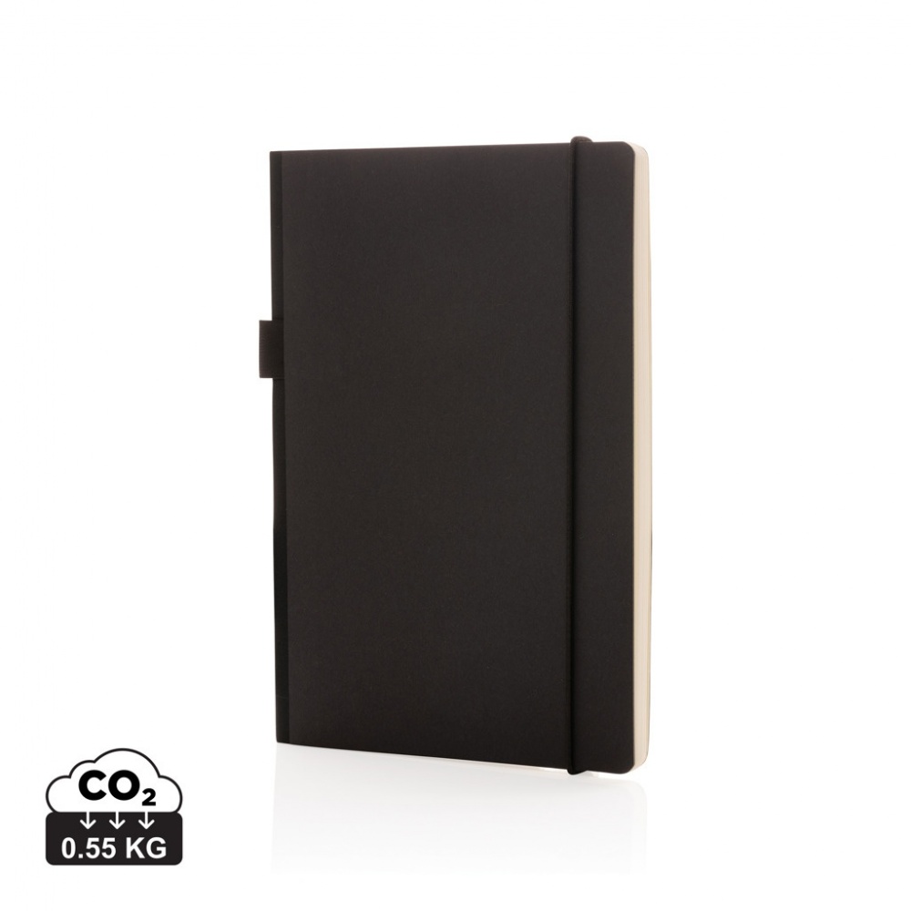 Logotrade promotional giveaway picture of: A5 deluxe kraft hardcover notebook