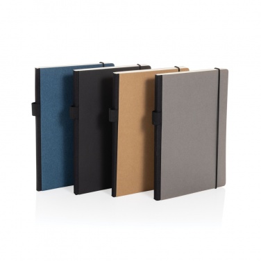 Logotrade corporate gift picture of: A5 deluxe kraft hardcover notebook