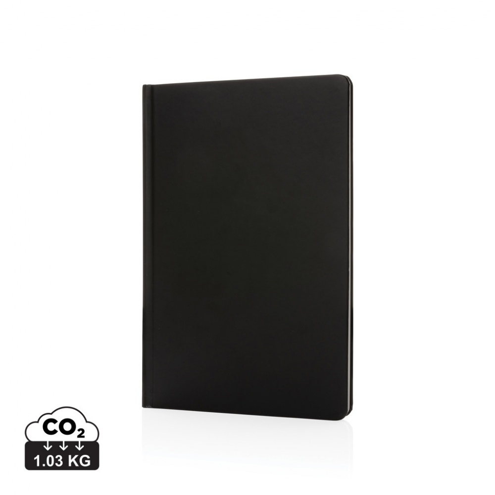 Logo trade advertising products image of: A5 Impact stone paper hardcover notebook