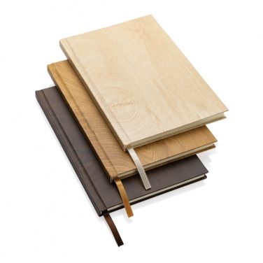 Logotrade promotional merchandise picture of: Kavana wood print A5 notebook