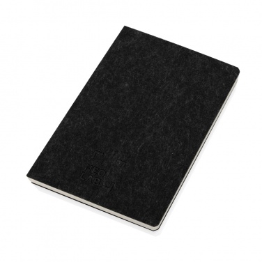 Logotrade promotional merchandise image of: Phrase GRS certified recycled felt A5 notebook