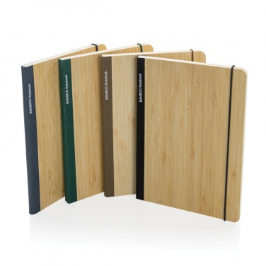 Logotrade promotional item image of: Scribe bamboo A5 Notebook