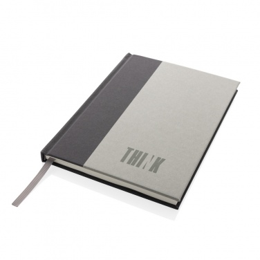 Logo trade promotional product photo of: Words GRS certified RPET & Kraft A5 notebook