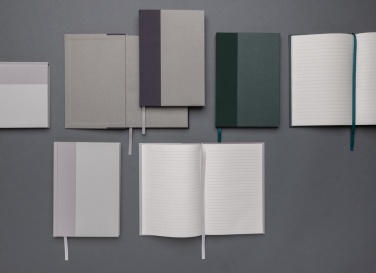 Logotrade promotional gift picture of: Words GRS certified RPET & Kraft A5 notebook