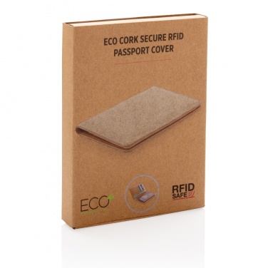 Logotrade promotional items photo of: Cork secure RFID passport cover