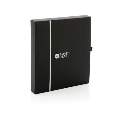 Logotrade promotional item picture of: Swiss Peak GRS recycled PU travel gift set