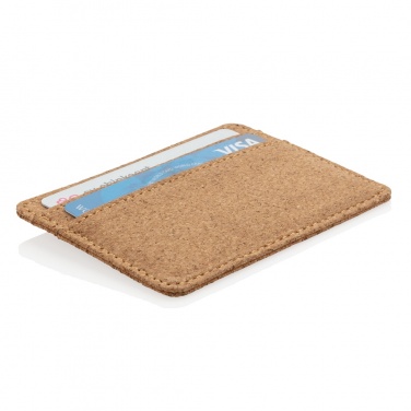 Logo trade corporate gift photo of: Cork secure RFID slim wallet