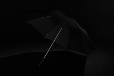 Logo trade corporate gift photo of: Swiss Peak Aware™ Ultra-light manual 25” Alu umbrella
