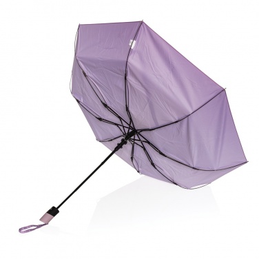 Logo trade promotional merchandise image of: 21" Impact AWARE™ 190T mini auto open umbrella