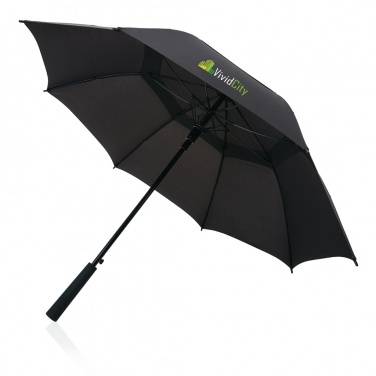 Logo trade advertising product photo of: Swiss peak AWARE™ Tornado 23” storm umbrella
