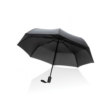 Logo trade promotional giveaways image of: 21" Impact AWARE™ RPET 190T auto open/close umbrella