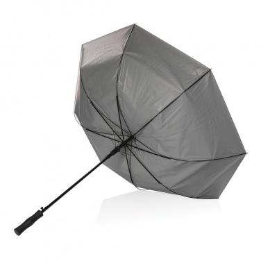 Logo trade advertising products image of: 27" Impact AWARE™ RPET 190T dual colour auto open umbrella